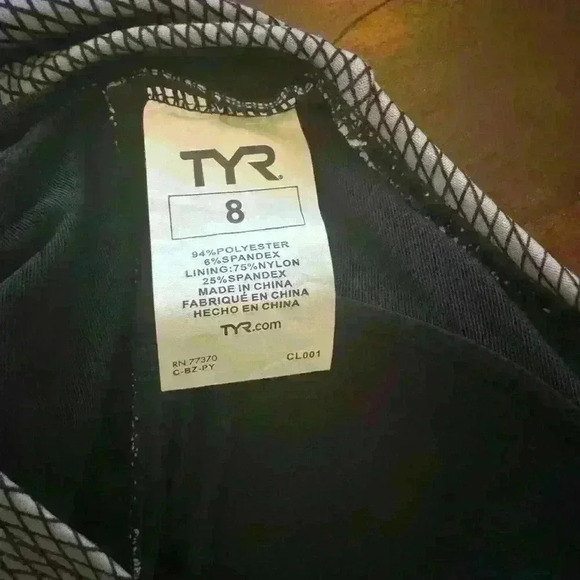 TYR Women’s Size 8 Swim DRESS ONE PIECE- Drawstring Sides — NWOT - Picture 9 of 9